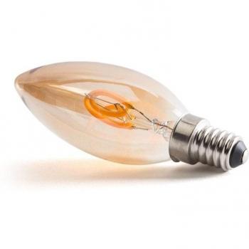 Bombilla LED E14 4W 380Lm 2000K Filamento 40.000 Horas