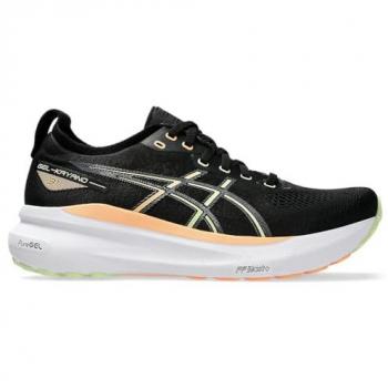 Asics Gel-Kayano 31 Zapatillas de Running para hombre, Color Negro/Naranja/Amarillo, Talla 44 EU