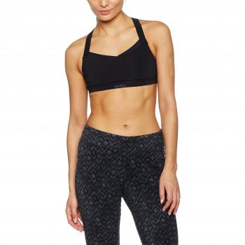Odlo Croback Brasier Deportivo, Mujer, Negro, XS