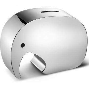 Georg Jensen Moneyphant Stainless Steel Piggy Bank