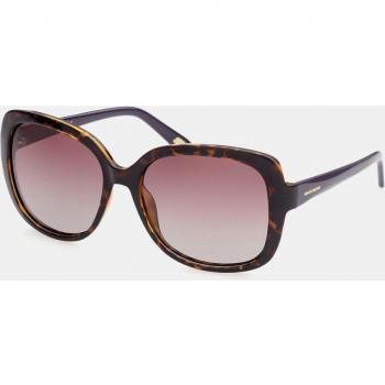 Skechers Women's Oversized Square Sunglasses SE6126 Dark Havana 58mm