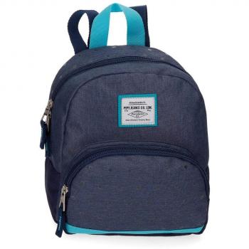 Pepe Jeans Molly Mochila de Paseo Azul 22x25x14 cms Poliéster 7.7L