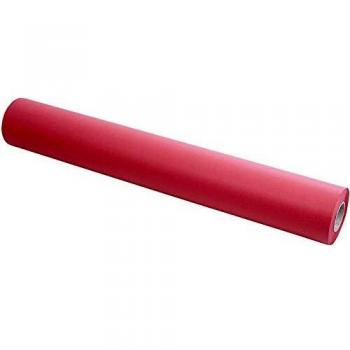 Bobina de Papel Kraft Tamaño 1mx250m Color Rojo 15Kg