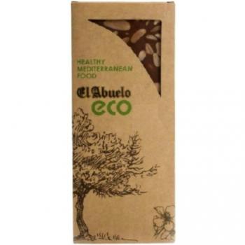 Turrón de Chocolate con Almendras Ecológico El Abuelo 200g