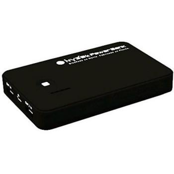 Nvsbl PBANK-B - Batería de 5000 mAh con 2 salidas USB, color negro