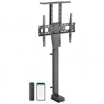Elevador de TV Motorizado myWall HP63-1L con Control Remoto y Ajuste de Altura para Pantallas de 37 a 65 (94 - 165 cm) hasta 60 kg, Compatible con SMART