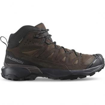 Botas de montaña Salomon X Ultra 360 Leather Mid GORE-TEX para hombre, color marrón, talla 42, con características de estabilidad, agarre y protección en condiciones climáticas diversas