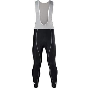 DANISH ENDURANCE Men’s Cycling Bib Pants S Black/Grey 1-Pack