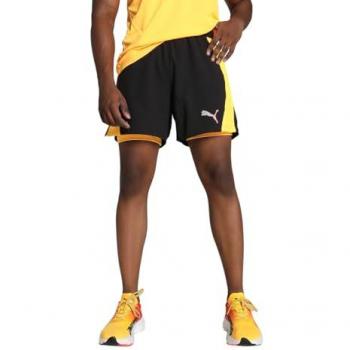 Puma Velocity Ultraweave 2in1 Men's Running Shorts - Black, Orange, Size S
