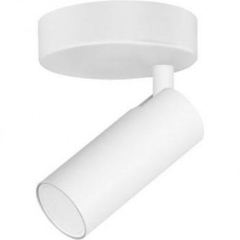 Proyector Spot Logos de Policarbonato y Acero Prismático en color Blanco de 11,2 cm