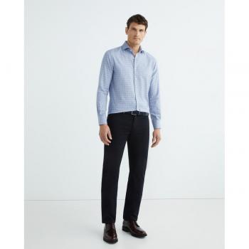 Camisa de hombre casual rayas manga larga Mirto