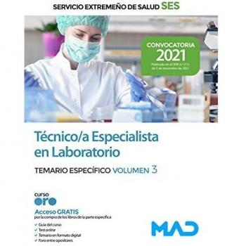 Técnico/a Especialista en Laboratorio del Servicio Extremeño de Salud