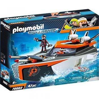 PLAYMOBIL Top Agents Spy Team Turbonave, A partir de 6 años