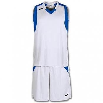 Joma Set Final - Equipación de Baloncesto, Hombre, Blanco