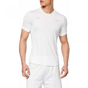Nike NikeCourt AeroReact Rafa Playeras, Hombre, White/China Rose, M