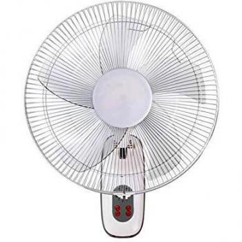 INFINITON VENTILADOR DE PARED WN-R17 Blanco – 50W - 3 Velocidades – 5 Aspas – 40cm de Diametro – Control Remoto - Oscilante - Motor de Aluminio – Silencioso - Temporizador