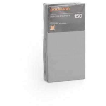Sábana Encimera Liso Combi Gris Claro 144 Hilos 50/50 Algodón-Poliéster para Cama de 90 a 180 cm