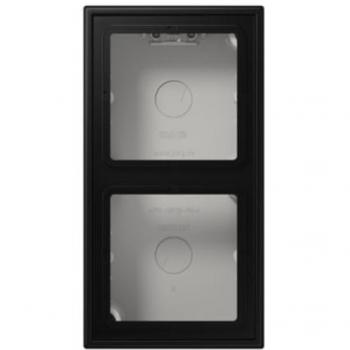 Caja Superficie Doble LS Negro Mate JUNG LS582ASWM