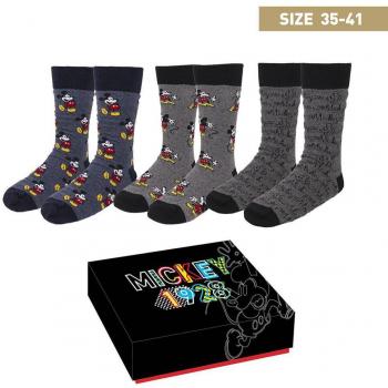 Pack de Regalo Calcetines Mickey Mouse 1928 Talla 35-41