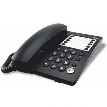 HAEGER OFFICE - Teléfono con 10 Memorias directas, tecla de rellamada del último número, marcación y conversación en manos libres