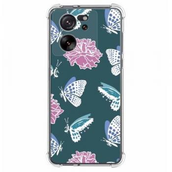Funda Silicona Antigolpes para Xiaomi 13T / 13T Pro 5G con Diseño de Flores 10