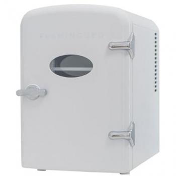Mini Nevera Flamingueo 4L - Frigorífico Portátil 12V/220V, Función Frío y Calor, Ideal para Cosméticos y Skincare