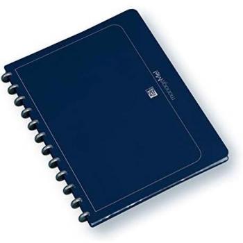Carpeta de anillas Oxford Vario-Zipp ManagerMe! con 25 fundas extraíbles A4, color azul marino
