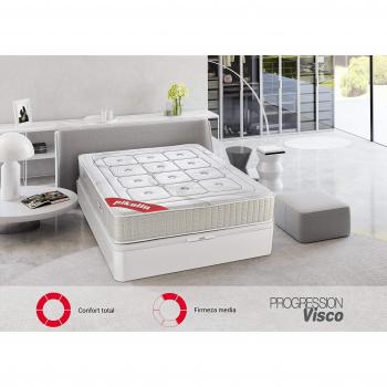PIKOLIN Colchón viscoelástico 150x190 firmeza Media, Gama Alta, Reversible, Varias Medidas, Alto 28 cm - Colchones Ábidos