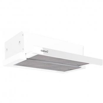 Campana Telescópica CATA TFH 6430 GWH 60cm Blanco con 3 Niveles de Extracción + 1 Turbo