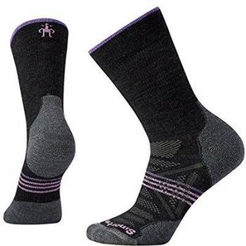 Smartwool Calcetines ligeros para mujer Phd Outdoor Crew, Mujer, Calcetines, B01311003. M, gris oscuro, M