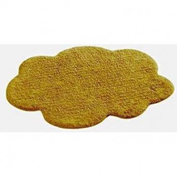 VERTBAUDET Alfombra Nube Amarillo Oscuro Liso Unica