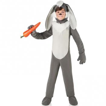 Kimokawaii Disfraz de Conejo gris Orejas Largas para niño