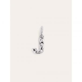 Charm Singularu Letter Organic Plata Letra J