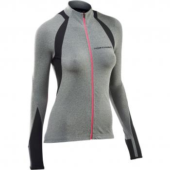 Maillot Northwave Venus Manga Larga Gris-Rosa Mujer 2017