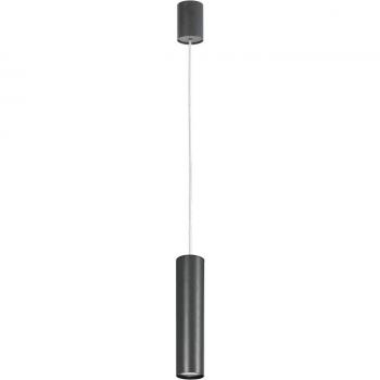 Lámpara colgante Nowodvorski Lighting Eye, 1 luz, grafito, altura de la pantalla 25 cm