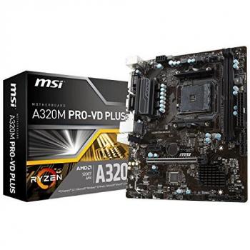 MSI A320M PRO-VD PLUS AMD A320 Socket AM4 Micro ATX - Placa base