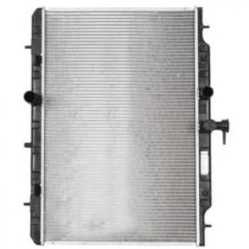 Radiador de refrigeración del motor VALEO 735205, compatible con múltiples vehículos, fabricado por Valeo, diseñado para optimizar la temperatura del motor y prevenir el sobrecalentamiento, incluye conexiones específicas para facilitar la instalació