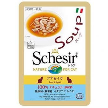 Schesir Cat Soup Thunfisch/Tintenfisch 85g
