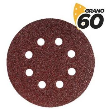 Lijas con Velcro para Lijadora BL0150 - 125mm - Grano 60