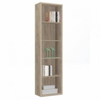 Estantería Librería Estrecha Scaled Color Roble Cambrian 197x52x33 Cm