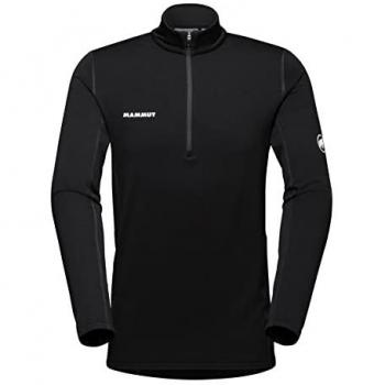 Mammut Aenergy ML Half Zip Pullover para Hombre - Sudadera Térmica de Montaña Color Negro Talla M