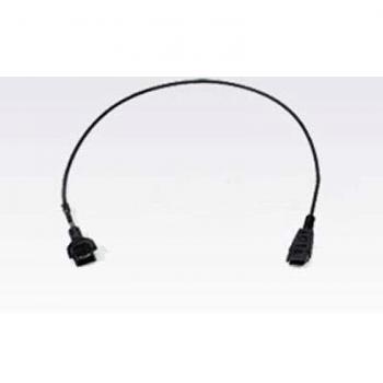 Zebra 25-124412-02R Adaptador de Cable Negro - Adaptador para Cable