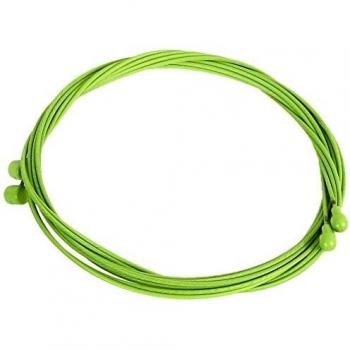 MSC CF1056GN - Pack de Dos Cables de Freno, Color Verde, 1800 mm