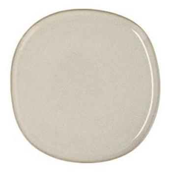 Plato Llano Bidasoa Ikonic Cerámica Blanco 20,2 x 19,7 cm (Pack de 6)