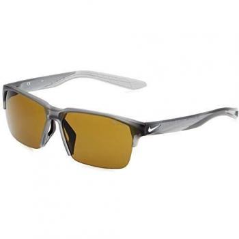 Nike CT3746-065 Maverick Free E - Gafas de sol mate, color gris frío/blanco, lente de tinte de terreno