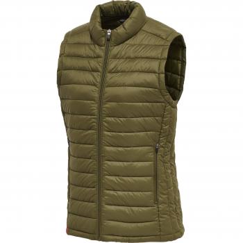 Chaqueta sin mangas para mujer Hummel Red Quilted