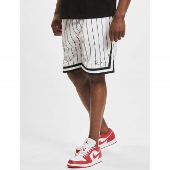 Bermuda Blanca de Malla con Rayas Karl Kani para Hombre - Talla Small