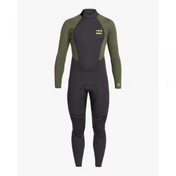Billabong Traje de Neopreno de Manga Larga 5/4mm Intruder GBS con Cremallera Trasera para Hombre