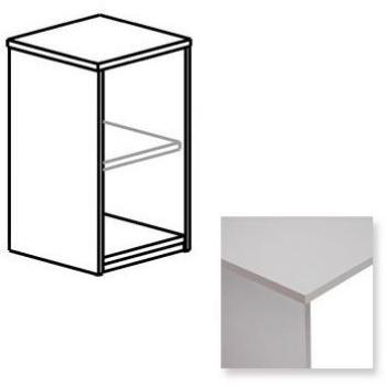 Armario columna rocada 84x45x45cm estructura aluminio y tapa gris