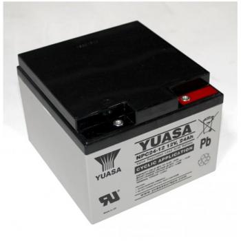 Yuasa - Batería plomo AGM NPC24-12 12V 24Ah - Batería
